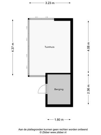 Floorplan - Oude Rijnsburgerweg 98, 2342 BC Oegstgeest