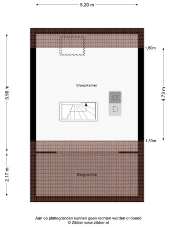 Floorplan - Vera Bondamstraat 20, 2331 KL Leiden