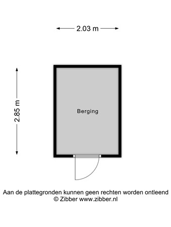 Floorplan - Vera Bondamstraat 20, 2331 KL Leiden