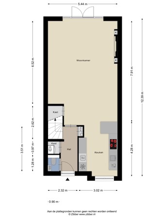 Floorplan - Sterreschans 645, 2342 BR Oegstgeest