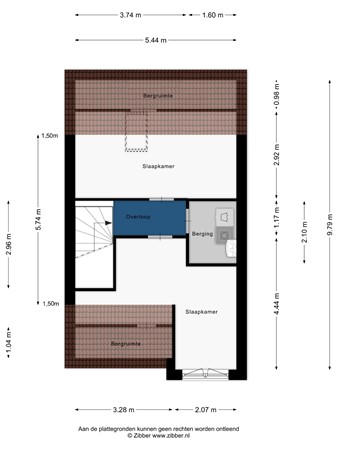 Floorplan - Sterreschans 645, 2342 BR Oegstgeest
