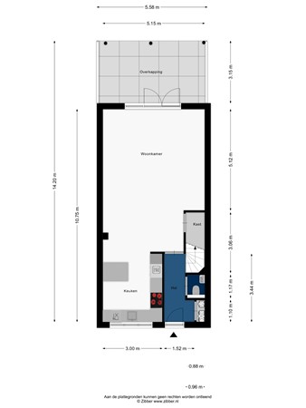 Floorplan - Sterreschans 48, 2342 BN Oegstgeest