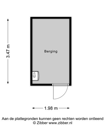 Floorplan - Händelstraat 12, 2324 JL Leiden