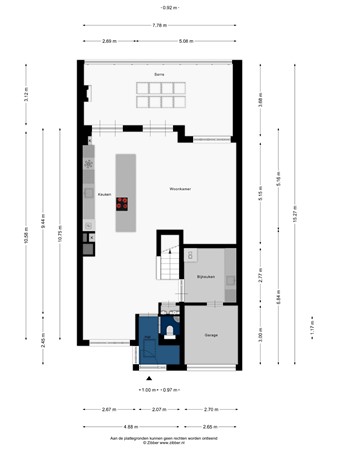 Floorplan - Norremeerstraat 17, 2361 KN Warmond