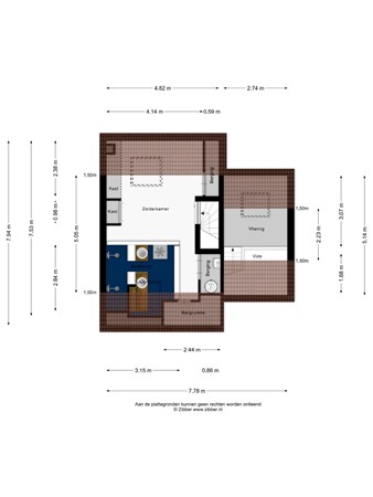 Floorplan - Norremeerstraat 17, 2361 KN Warmond