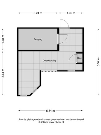 Floorplan - Mary Zeldenrustweg 32, 2331 ND Leiden