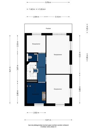Floorplan - Oude Rijnsburgerweg 78, 2342 BC Oegstgeest