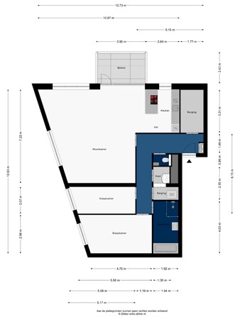 Floorplan - Westerschans 13, 2352 DK Leiderdorp
