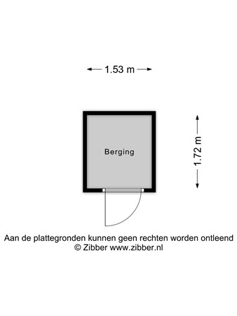 Floorplan - Westerschans 13, 2352 DK Leiderdorp