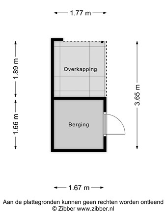 Floorplan - Maria Rutgersweg 60, 2331 NW Leiden