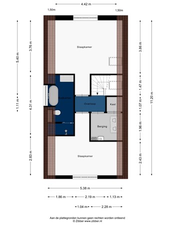 Floorplan - Arendsduin 1, 2342 CS Oegstgeest