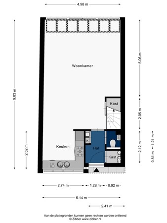 Floorplan - Gerda Brautigamsingel 110, 2331 SP Leiden