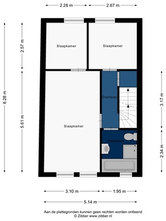 Floorplan - Gerda Brautigamsingel 110, 2331 SP Leiden