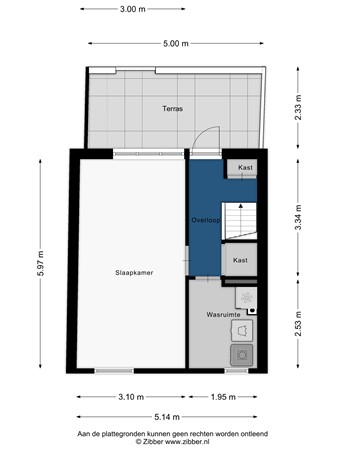 Floorplan - Gerda Brautigamsingel 110, 2331 SP Leiden