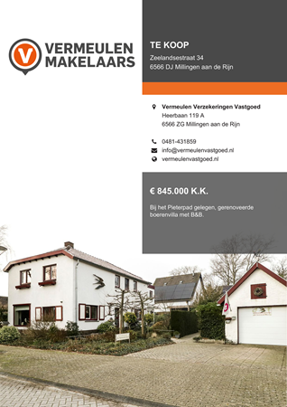 Brochure - Zeelandsestraat 34, 6566 DJ MILLINGEN AAN DE RIJN (1) - Zeelandsestraat 34, 6566 DJ Millingen aan de Rijn