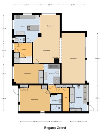 Plattegrond - Zeelandsestraat 34, 6566 DJ Millingen aan de Rijn - Begane_Grond.jpg