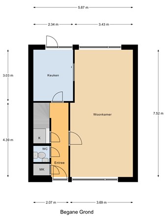 Prinses Margrietstraat 3, 6566 BX Millingen aan de Rijn - Begane_Grond.jpg