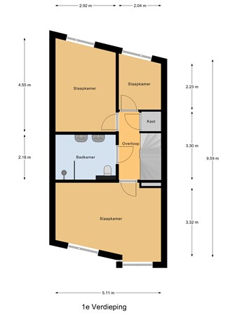 Wolfskuilseweg 34, 6542 JK Nijmegen - 1e_Verdieping.jpg
