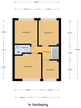 Burgemeester Hermsenstraat 35, 6566 AB Millingen aan de Rijn - 1e_Verdieping.jpg