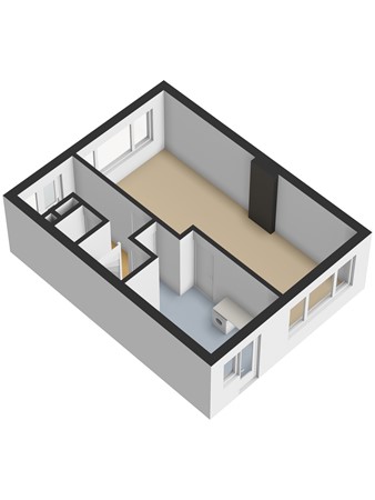 Burgemeester Hermsenstraat 35, 6566 AB Millingen aan de Rijn - 3D_Begane_Grond.jpg