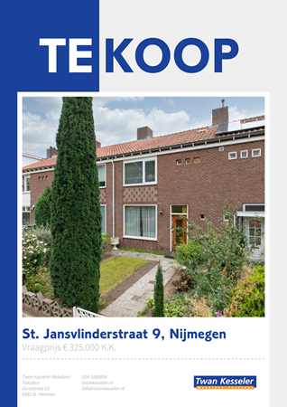 Brochure preview - St. Jansvlinderstraat 9, 6533 PK NIJMEGEN (1)