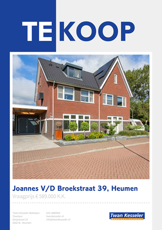 Brochure preview - Joannes Van Den Broekstraat 39, 6582 ED HEUMEN (1)