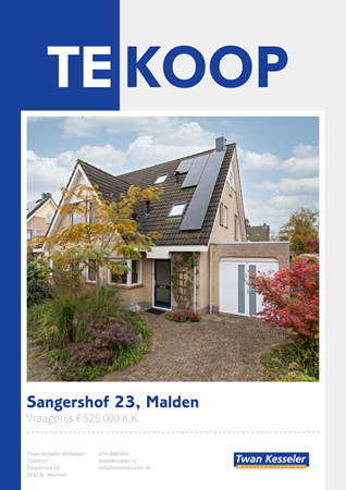 Brochure preview - Sangershof 23, 6581 GZ MALDEN (1)