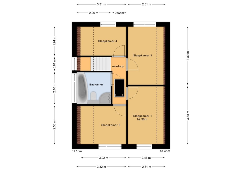 mediumsize floorplan