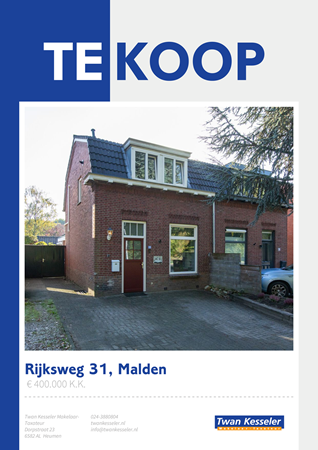 Brochure preview - Brochure Rijksweg 31  Malden.pdf