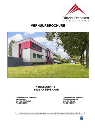 Brochure - Brochure Hengelder 16 te Zevenaar.pdf - Hengelder 16, 6902 PA Zevenaar