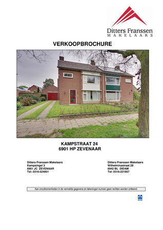 Brochure - Brochure Kampstraat 24 te Zevenaar.pdf - Kampstraat 24, 6901 HP Zevenaar