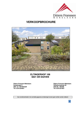 Brochure - Brochure Eltingerhof 108 te Duiven.pdf - Eltingerhof 108, 6921 DH Duiven