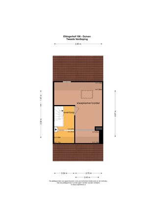 Plattegrond - Eltingerhof 108, 6921 DH Duiven - 113760_TV.jpg