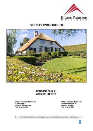 Brochure - Verkoop brochure Aerdtsedijk 41 te Aerdt.pdf - Aerdtsedijk 41, 6913 KE Aerdt