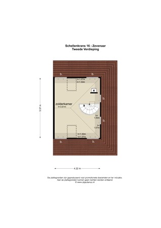 Plattegrond - Schellenkrans 16, 6904 PV Zevenaar - 114947_TV.jpg