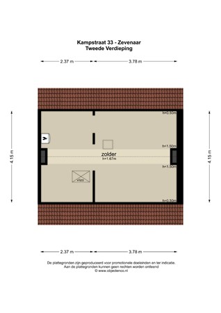 Plattegrond - Kampstraat 33, 6901 HN Zevenaar - 115231_TV.jpg