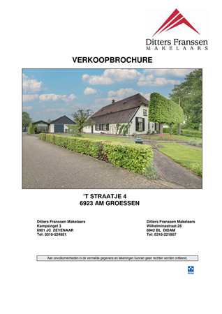 Brochure - Brochure 't Straatje 4 te Groessen.pdf - 'T Straatje 4, 6923 AM Groessen