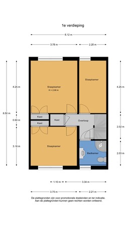 Plattegrond - Piet Heinstraat 18, 6904 AM Zevenaar - 2D-1E.jpg