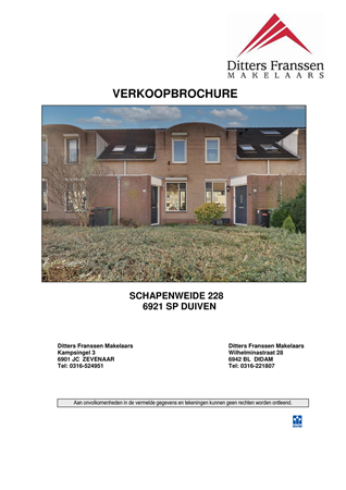 Brochure - Brochure Schapenweide 228 Duiven.pdf - Schapenweide 228, 6921 SP Duiven