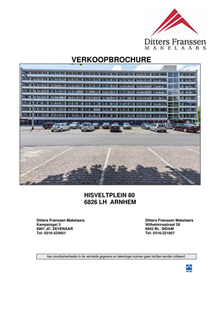 Brochure - Brochure Hisveltplein 80 Arnhem.pdf - Hisveltplein 80, 6826 LH Arnhem
