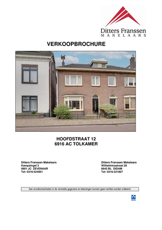 Brochure - Brochure Hoofdstraat 12 te Tolkamer.pdf - Hoofdstraat 12, 6916 AC Tolkamer
