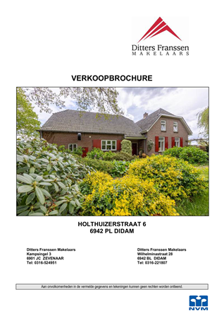 Brochure - brochure Hotlhuizerstraat 6 Didam.pdf - Holthuizerstraat 6, 6942 PL Didam