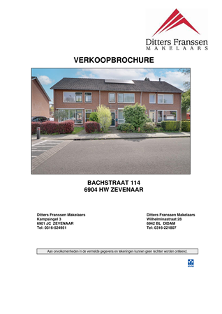 Brochure - Brochure Bachstraat 114 Zevenaar.pdf - Bachstraat 114, 6904 HW Zevenaar