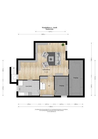 Plattegrond - Waaijakkers 2, 6913 AM Aerdt - 121050_ST.jpg