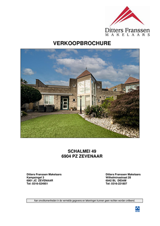 Brochure - Brochure Schalmei 49 Zevenaar.pdf - Schalmei 49, 6904 PZ Zevenaar