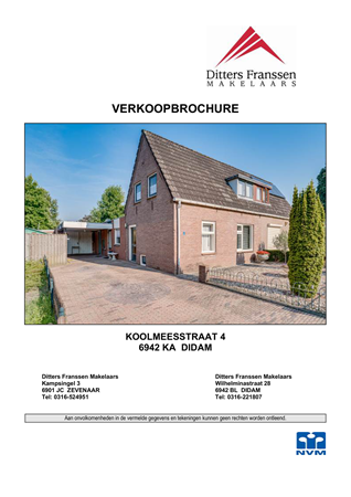 Brochure - brochure Koolmeesstraat 4 te Didam.pdf - Koolmeesstraat 4, 6942 KA Didam