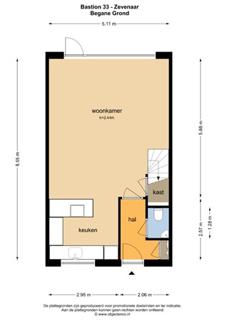 Plattegrond - Bastion 33, 6901 NT Zevenaar - 125137_BG.jpg