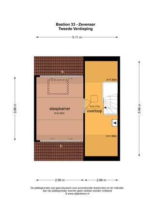 Plattegrond - Bastion 33, 6901 NT Zevenaar - 125137_TV.jpg