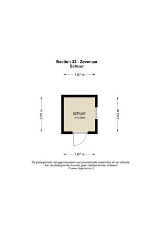 Plattegrond - Bastion 33, 6901 NT Zevenaar - 125137_BR.jpg