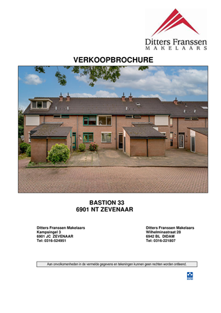 Brochure - Brochure Bastion 33 te Zevenaar.pdf - Bastion 33, 6901 NT Zevenaar